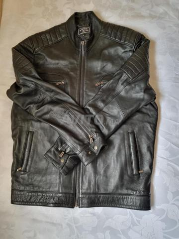 Veste cuir homme