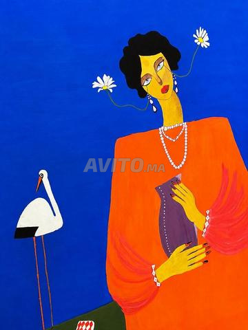 Tableau Acrylique Original Fait Main - 2
