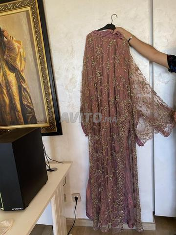 Caftan marocain artisanal 2 pièces – modèle unique - 2