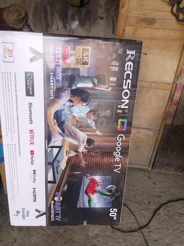 Téléviseur RECSON 50 pouces 4K Google TV neuf 3500 DH