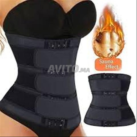 حزام لشد البطن للنساء والرجال Back belt noir - 2