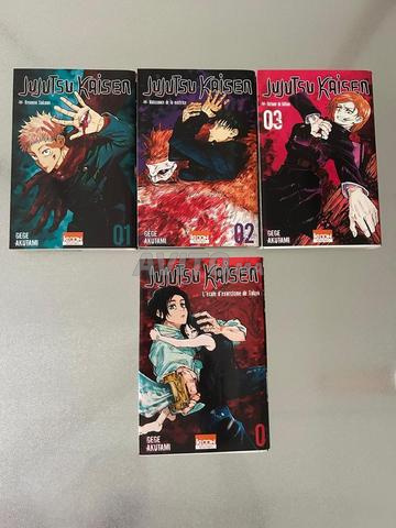 علبة مانغا جوجوتسو كايسن (المجلدات 0 إلى 3)