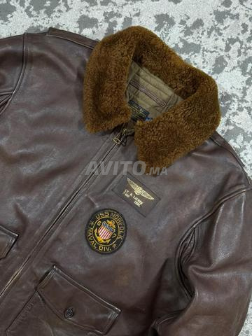 Veste en cuir Ralph Lauren G1 - 2