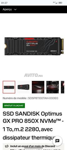 NVMe سانديسك أوبتيموس جي إكس برو - 2