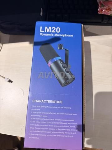 ميكروفون SEMNLAN LM20 ديناميكي USB/XLR - 2