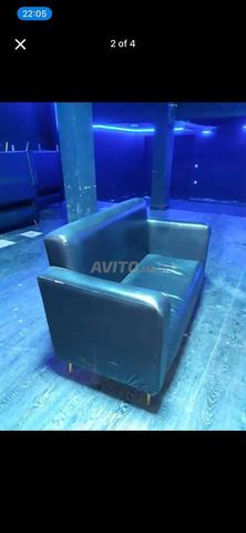 Fauteuil de salon en cuir - 2