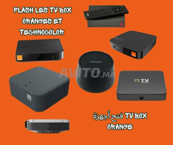 Flash TV Box Orange Technicolor