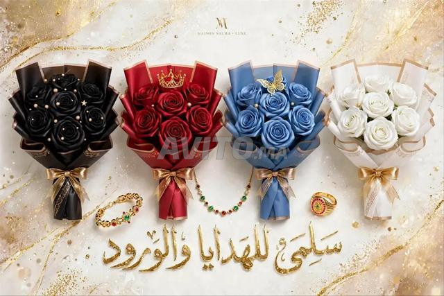 Fleurs en satin pour bijoux Belkyour - 2