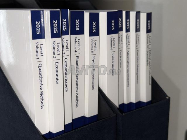 Livres CFA Niveau 1 2025 - 2