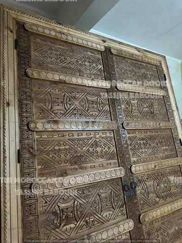باب مزدوج من الخشب الصلب – طراز تقليدي - 2