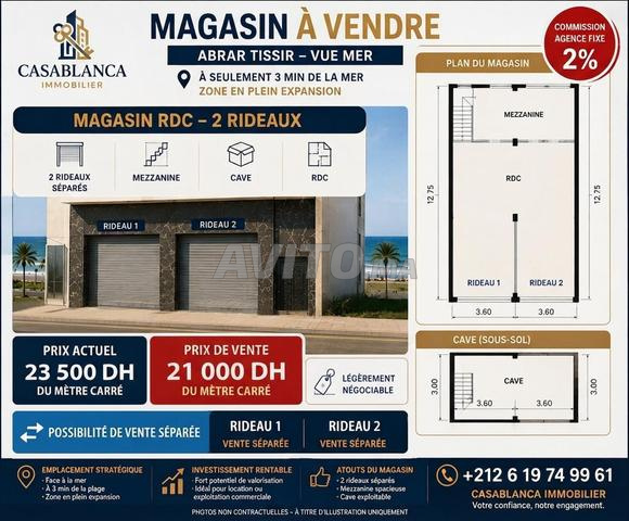 Exceptionnel Magasin Vue Mer