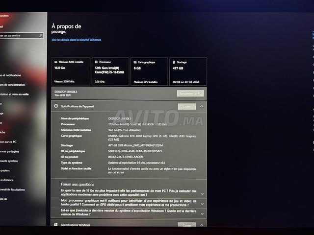 حاسوب ألعاب MSI GF63 Thin – حالة ممتازة جداً 🔥 - 2
