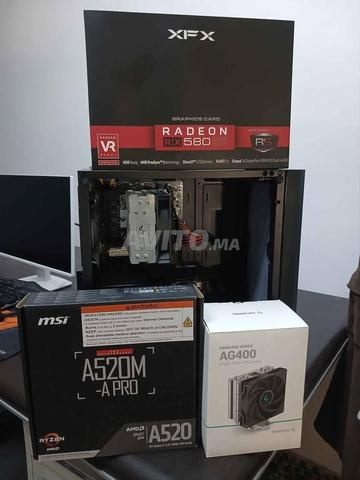 كمبيوتر جيمنج رايزن 5 5500 RX 580 8GB - 2