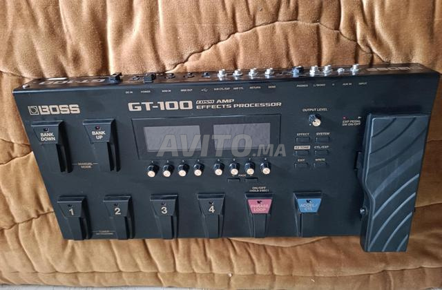  مؤثر جيتار متعدد Boss gt100 كالجديد