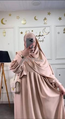 Abaya de luxe pour femmes avec châle 🖤 - 2