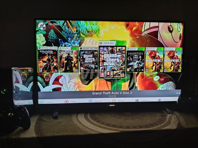 Xbox 360 سوبر سليم نظيف. به 500 جيجا وعامر بالألعاب