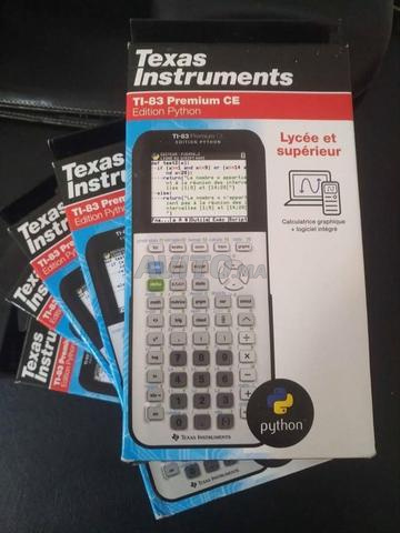 Calculatrice Python Texas instruments Ti 83