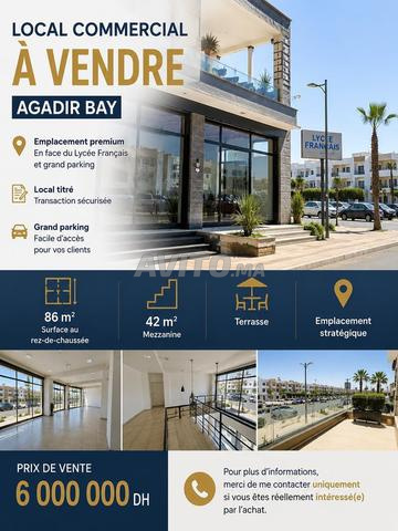Local commercial à vendre à Agadir Bay