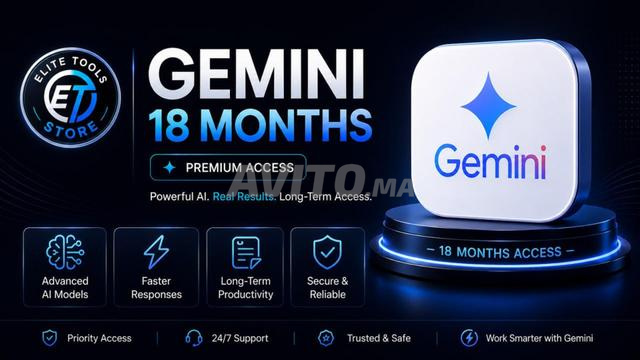 Lien d'activation GEMINI AI PRO – 18 MOIS 💻✅