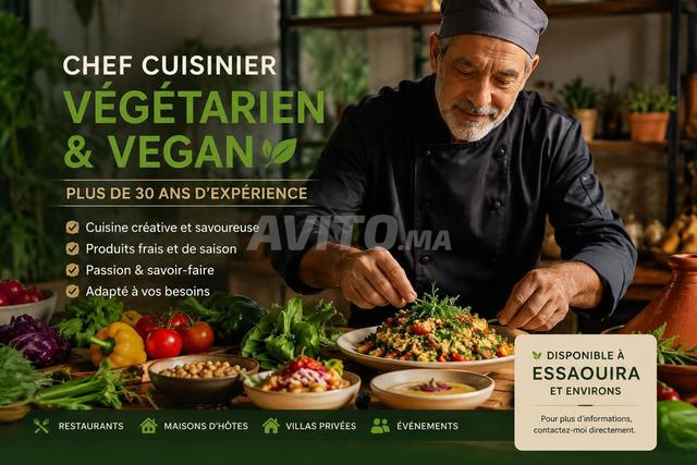 Chef Cuisinier Végétarien & Vegan