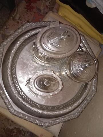 للبيع طقم أتاي مغربي كامل بالنقش اليدوي