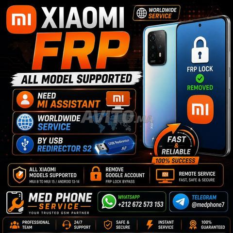 Xiaomi FRP – جميع الموديلات | خدمة دعم وبرمجة الهواتف