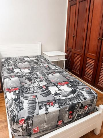 🛏️ غرفة نوم كاملة سرير ، مرتبة ، طاولة بجانب السرير - 2