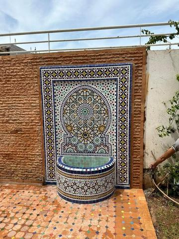 Fontaine Zellij Fès - Sur Mesure