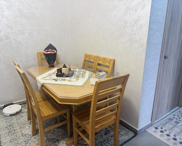طاولة طعام (6 كراسي) 160 سم * 80 سم - 2