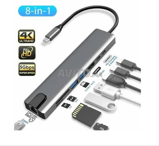 محطة إرساء USB-C Hub 8 في 1 - 2