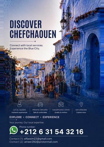 Explorez • Connectez • Découvrez Chefchaouen