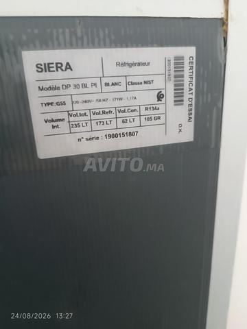 Réfrigérateur Siera 235L – Très bon état