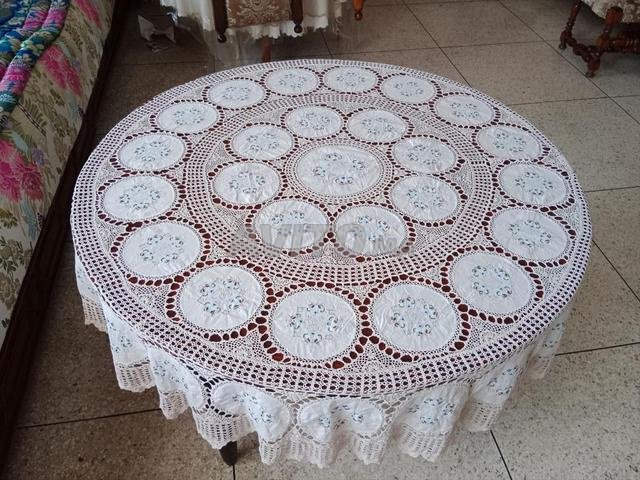 table ronde en bois  - 2
