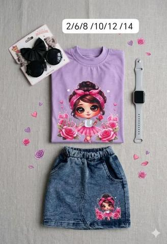 Ensemble pour petites filles de 1 à 14 ans