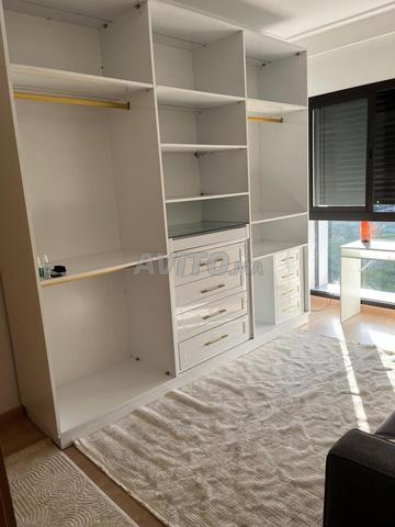 Dressing Blanc (avec led), commode et bureau - 2