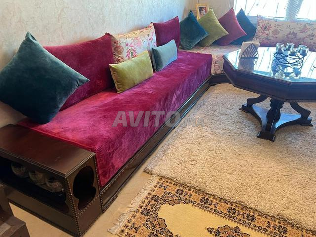 صالون مغربي بحالة جيدة جداً - 2