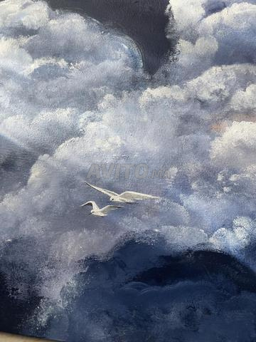 Tableau acrylique peint à la main - 2