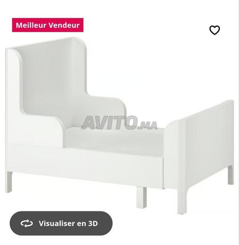 Lit enfant extensible blanc - 2