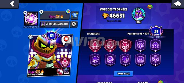 Compte Brawl Stars à vendre Claver Mytike - 2