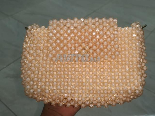 Sac à main cristal pour occasions couleur or - Salé