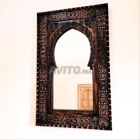 🪞✨ مرآة مغربية مصنوعة يدوياً ✨🪵 - 2