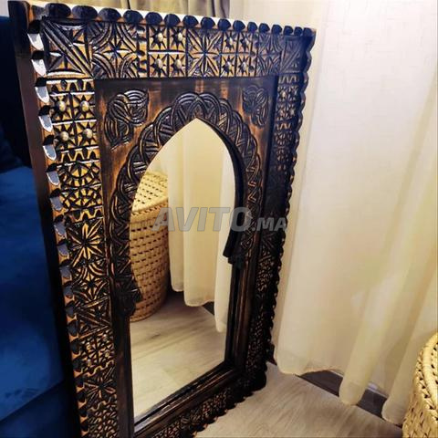 🪞✨ مرآة مغربية مصنوعة يدوياً ✨🪵