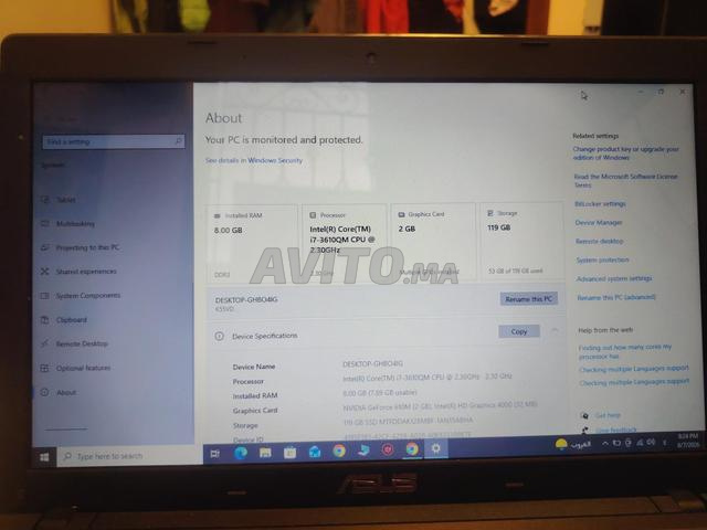حاسوب محمول Asus جميل للعمل والألعاب الخفيفة