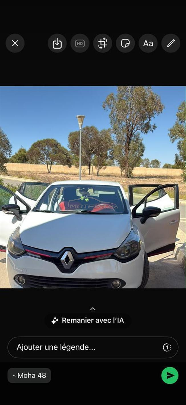 Renault Clio 4Diesel Manuelle 2014 à Oujda