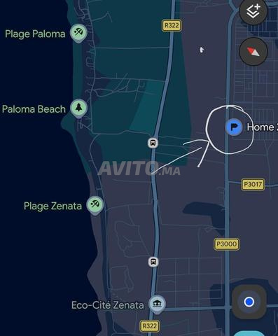 شقة بالطابق الأرضي جنان زناتة 84م² - 2