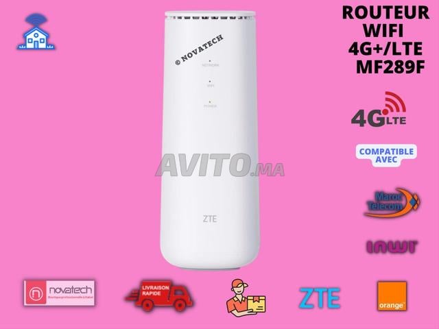 راوتر ZTE MF289F 4G/LTE الفئة 20 واي فاي 5 جيجاهرتز جيجابت