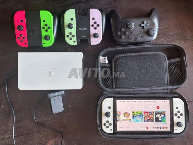 Pack Nintendo Switch OLED 2025, 7 manettes, 6 jeux