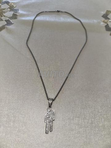1COLLIER BILLIE EILISH SILVER BLOHSH neuf - 2