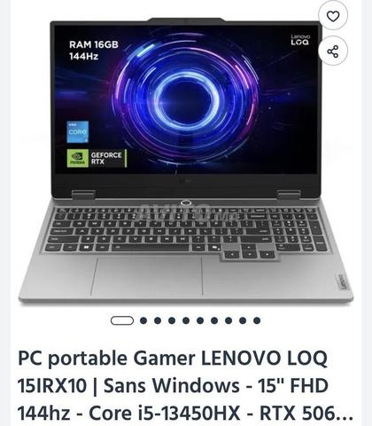 Lenovo LOQ i5 32Go 3To RTX 5060 8Go