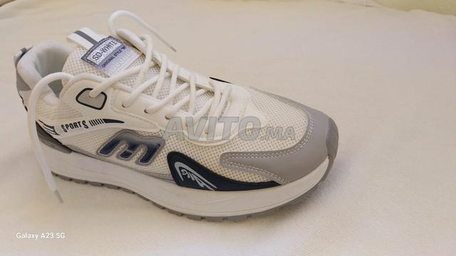 Basket Homme SD-WHITE Blanc Neuf 40-43 180dh Casa - 2